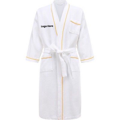 Premium Waffle Cotton Bathrobe